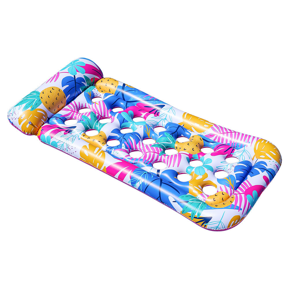 Women's Inflatable Swimming Lounge with Floral Design Kalsten