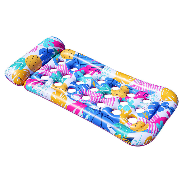Women's Inflatable Swimming Lounge with Floral Design Kalsten