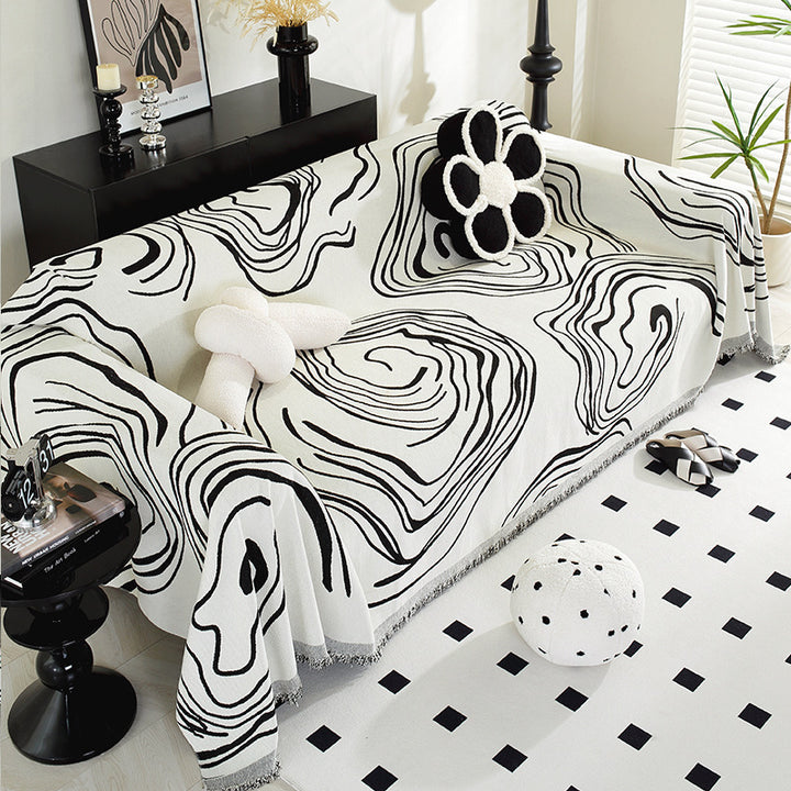 Artistic Abstract Throw Blanket