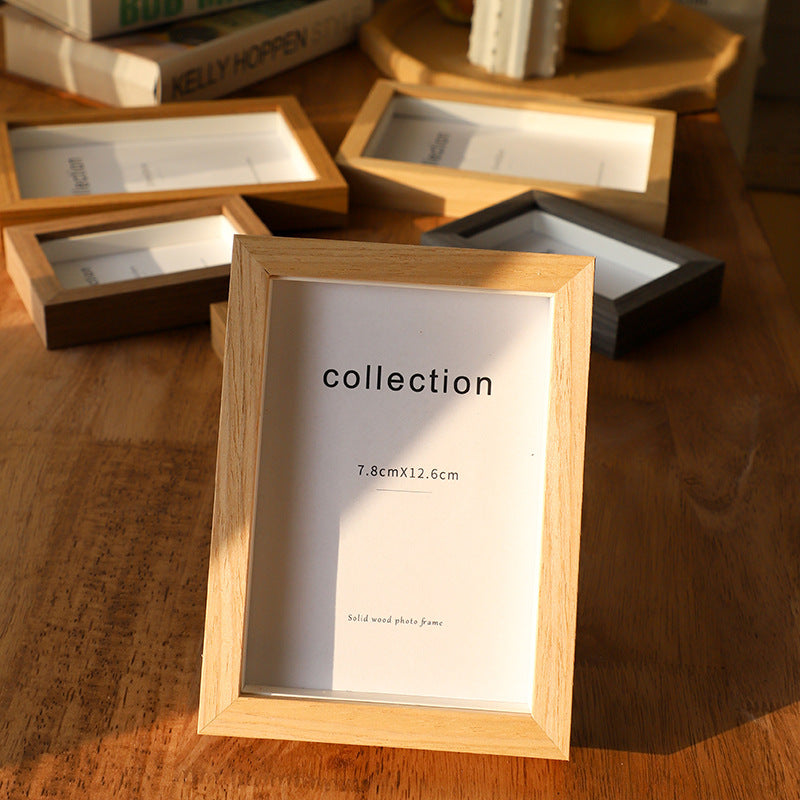 Elegant Wooden Photo Frame for Tabletop Display