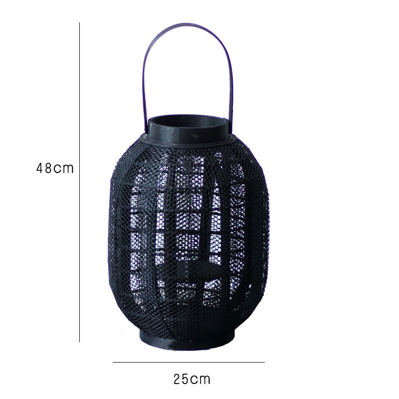 Decorative metal lantern with handle Kalsten
