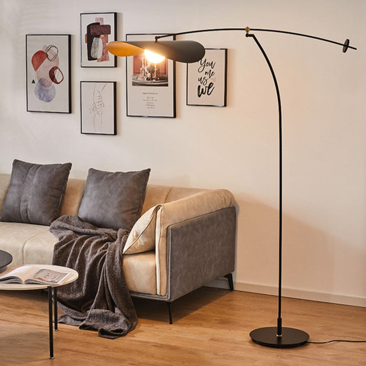 Modern Arc Floor Lamp with Adjustable Height