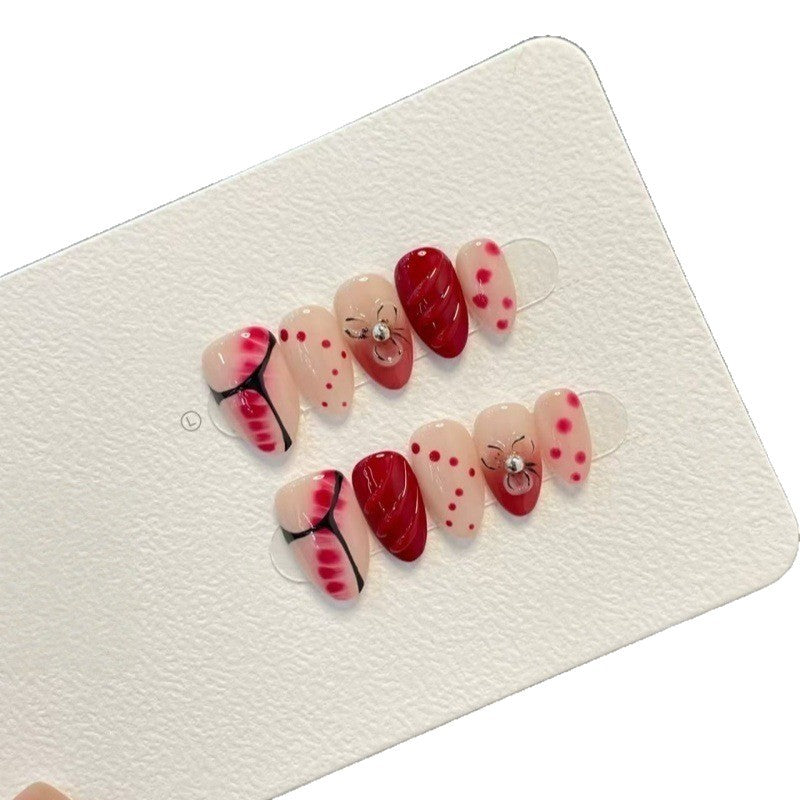 Creative Art Nails Set with Decorative Accents Kalsten