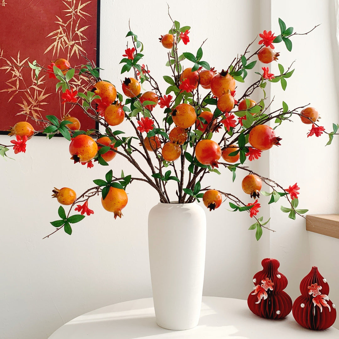Decorative Pomegranate Blossom Arrangement
