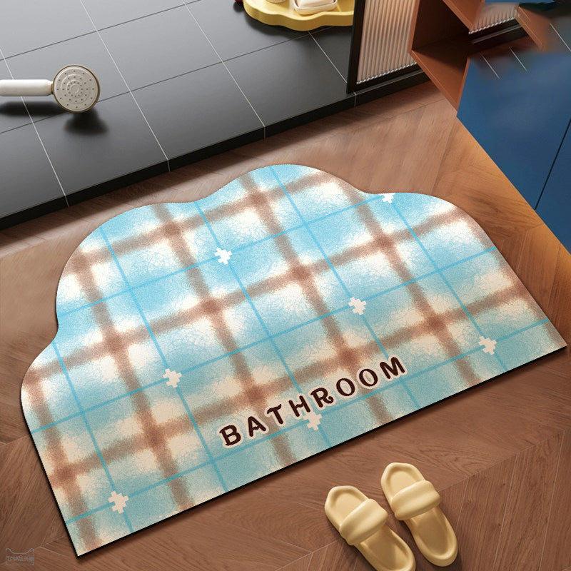 Decorative Leopard Print Bath Mat