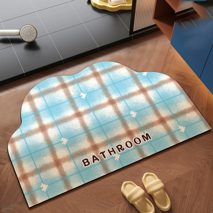 Decorative Leopard Print Bath Mat