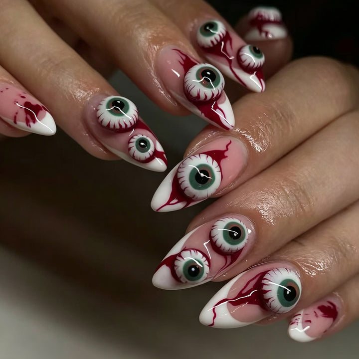 Halloween-Themed Horror Effect Press-On Nail Set
