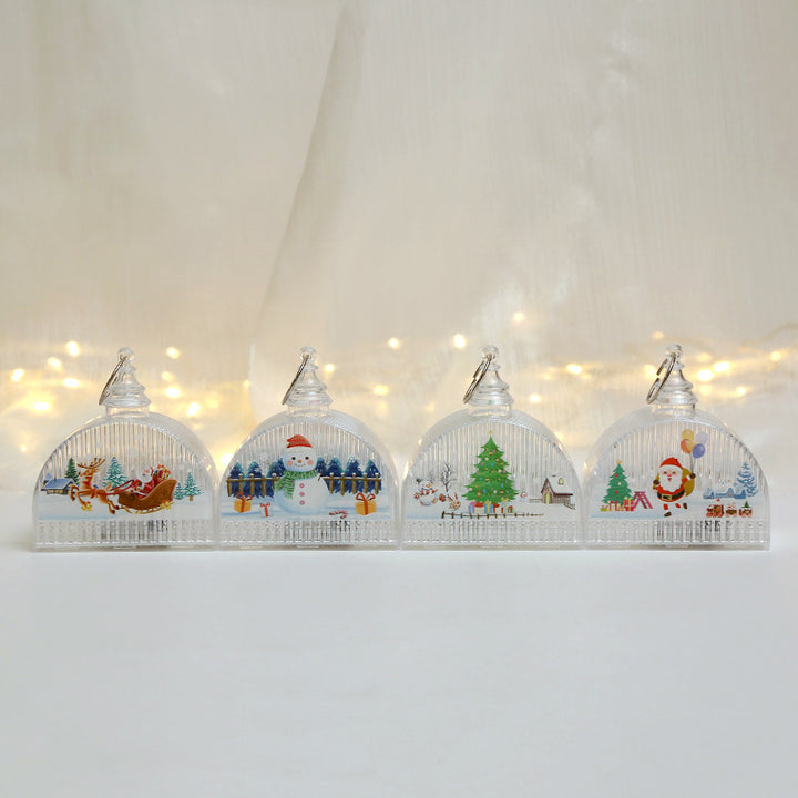 Scent dispenser with winter motif