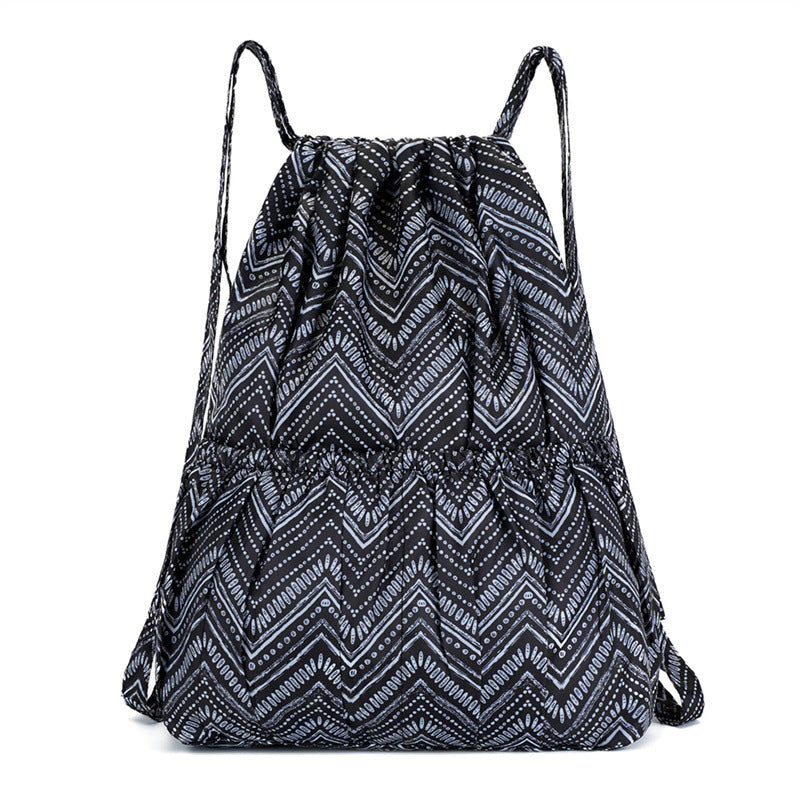 Floral Print Drawstring Backpack Kalsten