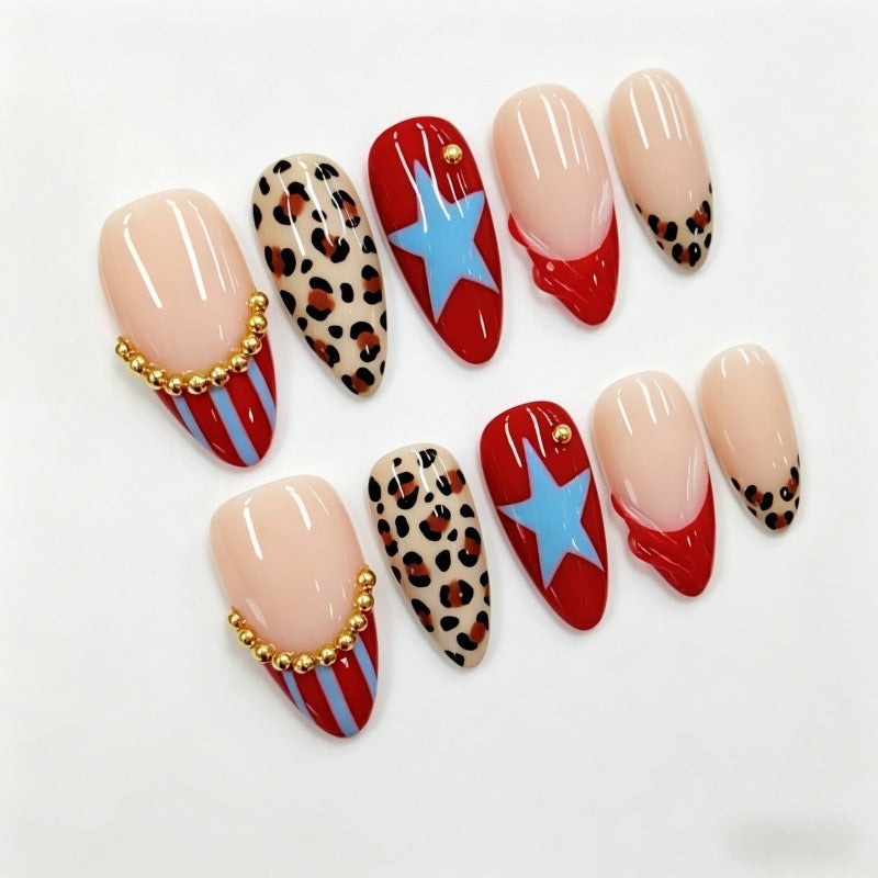Artistic Nail Tips in Retro Style Kalsten