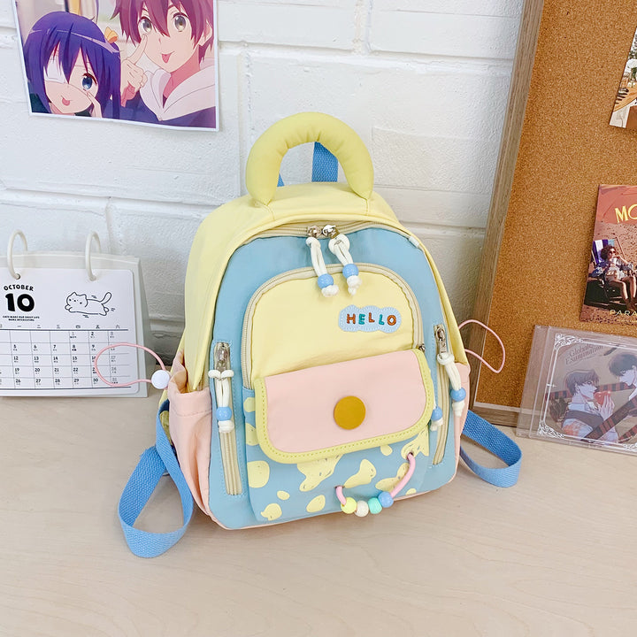 Leisure Backpack with Colorful Applications and Creative Design Kalsten