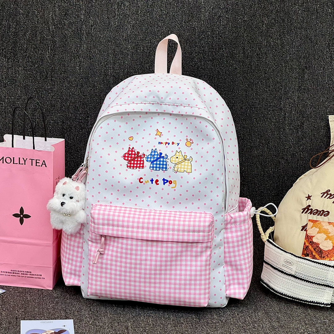 Playful Illustrated Animal Backpack