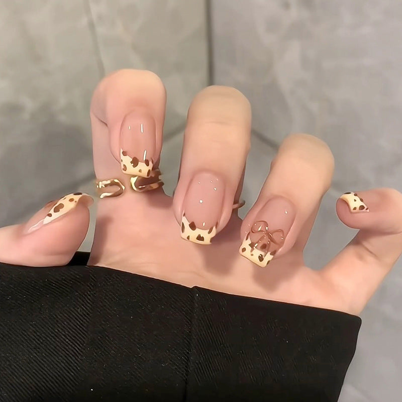 Premium Artistic Long Stiletto Nail Tips with Intricate Embellishments Kalsten