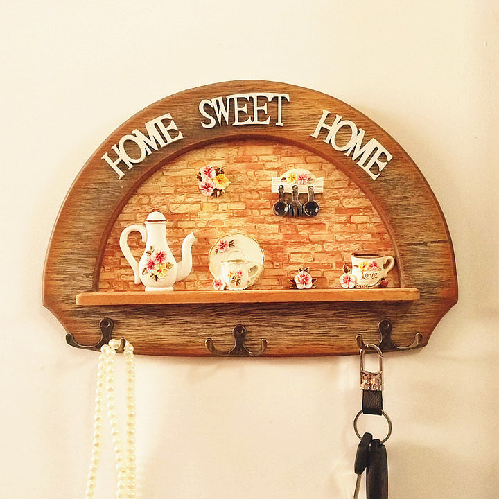 Home Sweet Home Decorative Wall Shelf