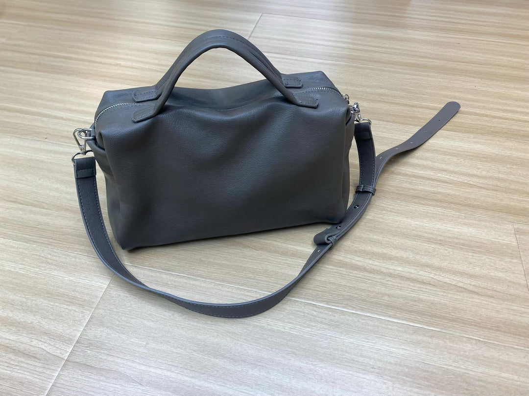 Premium Leather Handheld Satchel