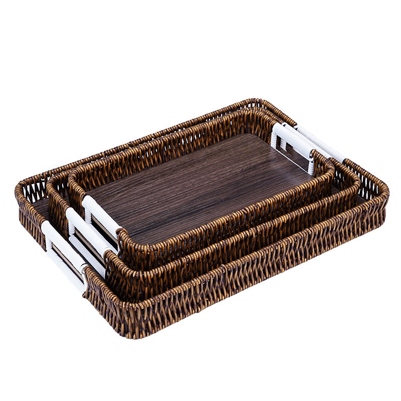 Decorative Woven Serving Tray Kalsten