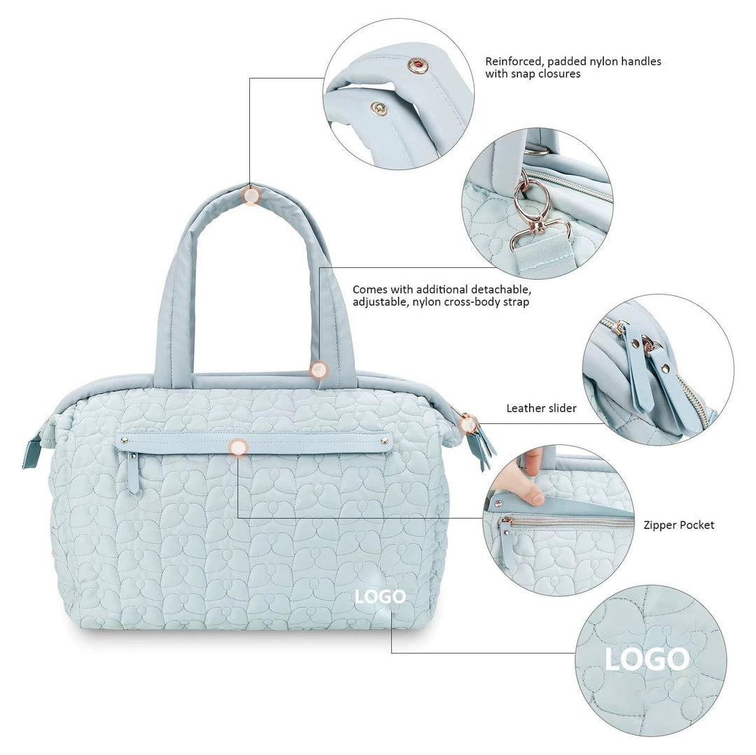 Quilted Travel Duffel Bag Kalsten