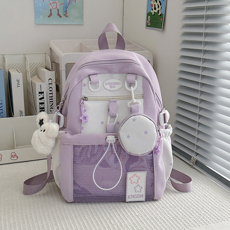Cute Star Patterned Backpack