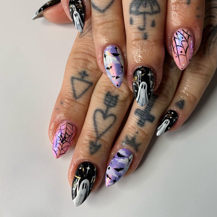 Creative Halloween Nail Art Design Kalsten