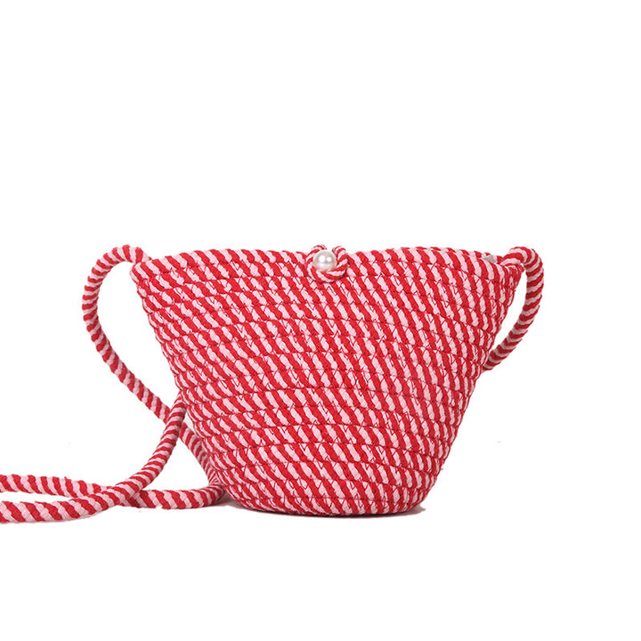 Woven Rope Shoulder Bag