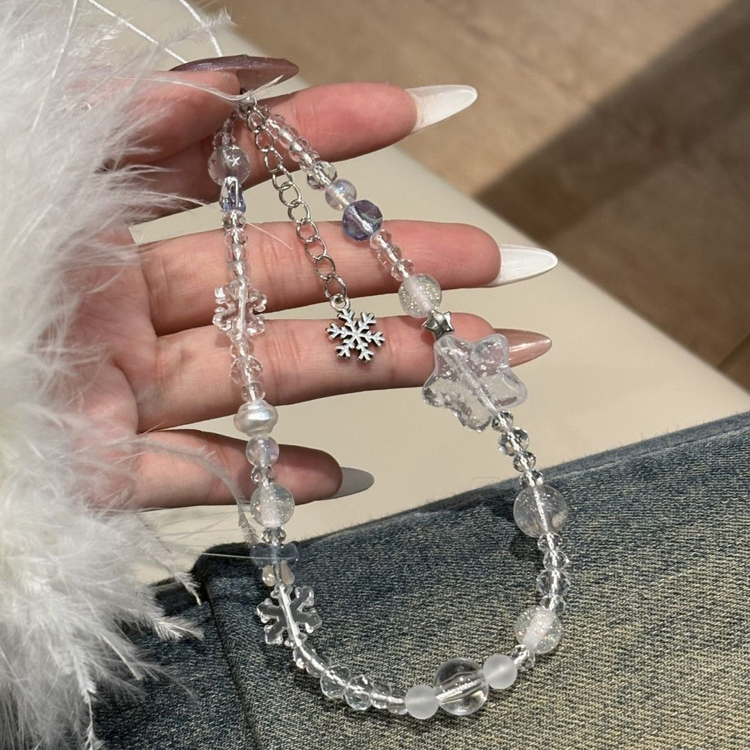 Decorative Crystal Beaded Phone Strap Kalsten