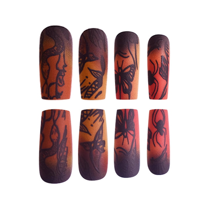 Artistic Abstract Press-On Nails Kalsten
