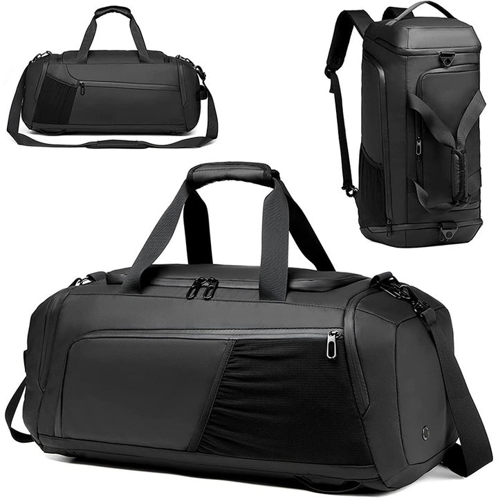 Multi-Compartment Travel Sports Duffel Bag Kalsten