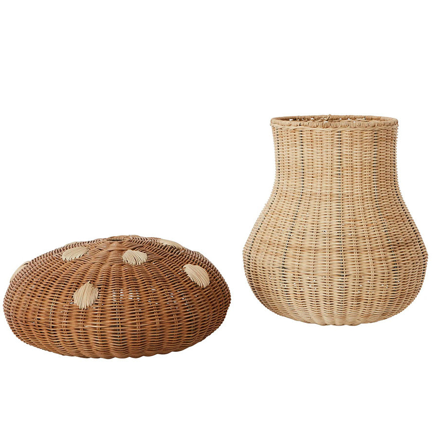 Decorative Mushroom-Shaped Storage Basket Kalsten