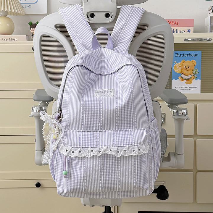 Stylish Striped Design Backpack Kalsten