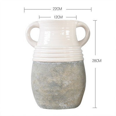 Decorative and modern ceramic vase Kalsten