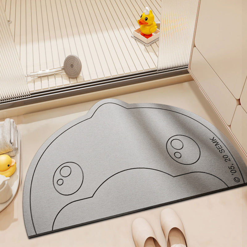 Playful Cartoon Bath Mat Kalsten