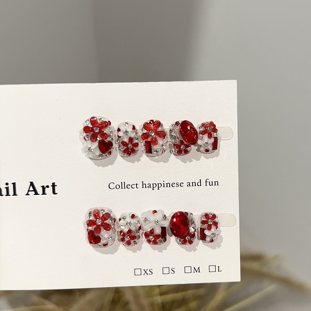 Decorative Floral-Themed Hair Clips