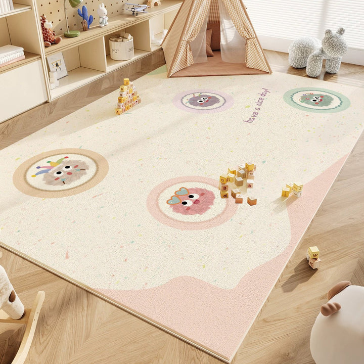 Fun Cartoon Play Area Rug