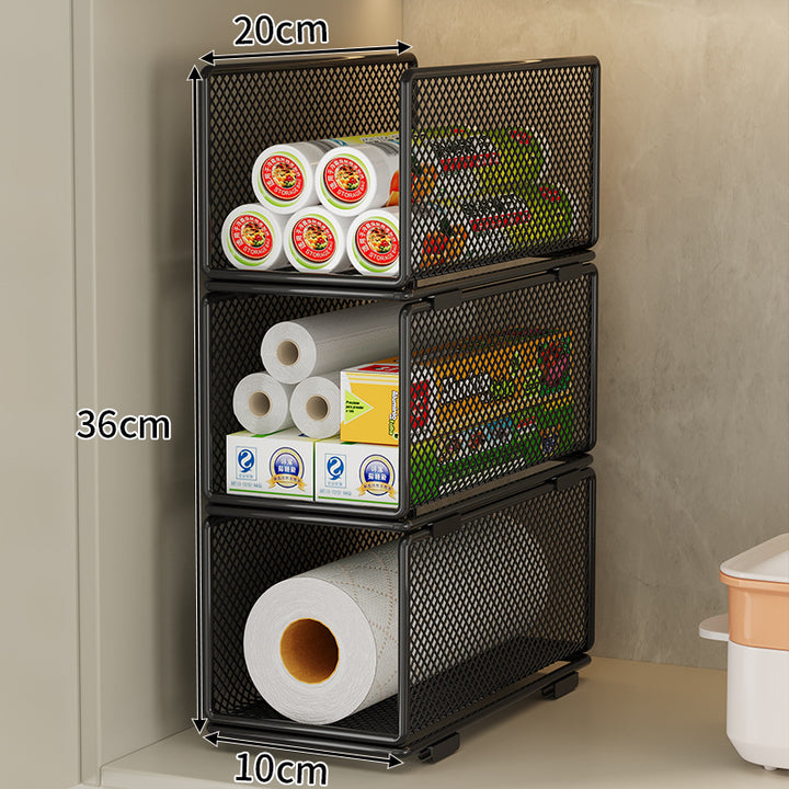 Mesh Storage Organizer with Adjustable Dividers Kalsten
