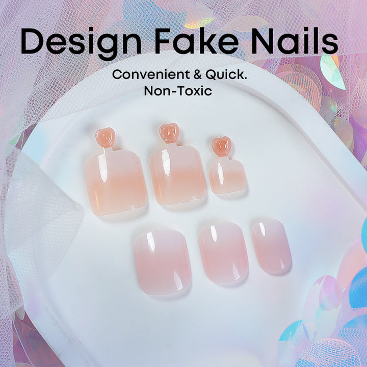 Artificial nail set with elegant shapes and smooth finish Kalsten