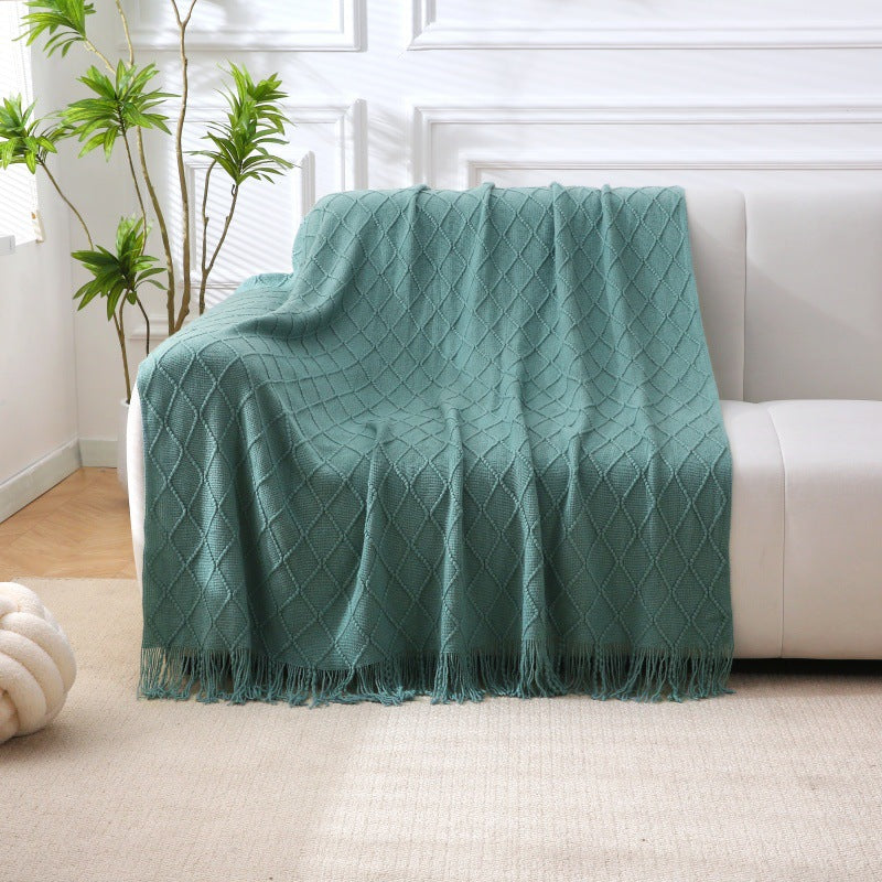 Cozy Knitted Throw