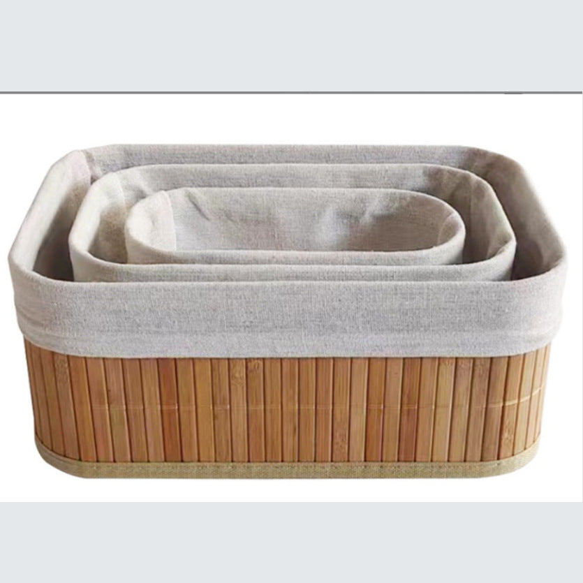 Elegant Storage Baskets Made of Natural Bamboo Kalsten