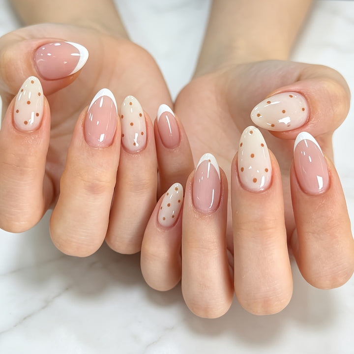 Creative Polka Dot Press-On Nail Tips Kalsten