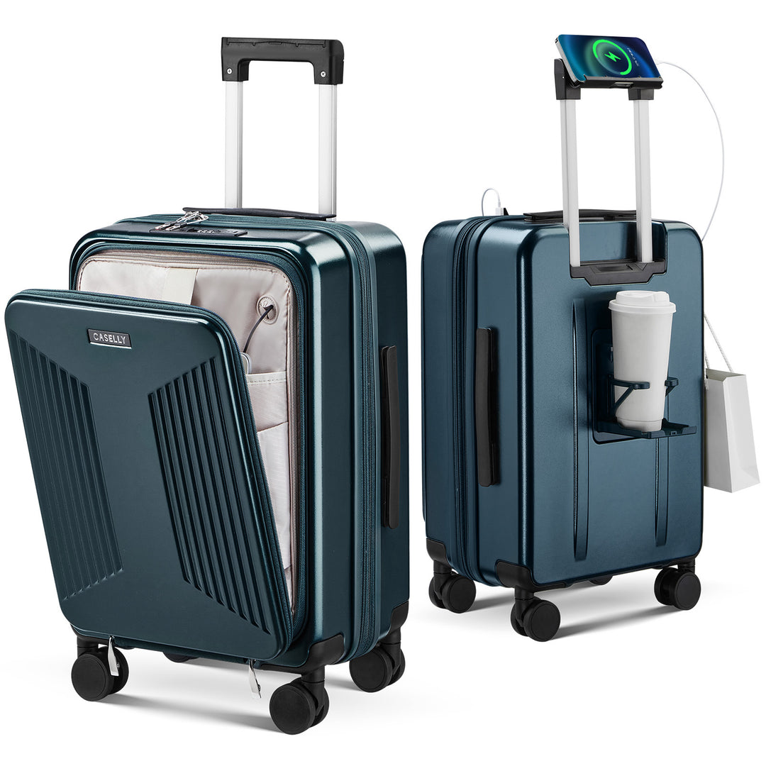 Unisex Smart Charging Hard Shell Trolley Luggage Kalsten