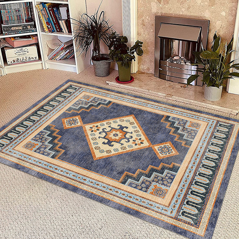 Vintage Geometric Pattern Area Rug