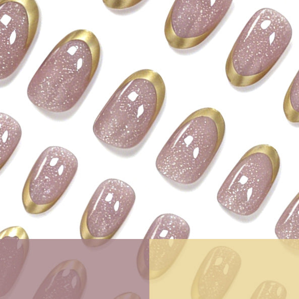 Elegant Glossy Nail Art Extensions Kalsten