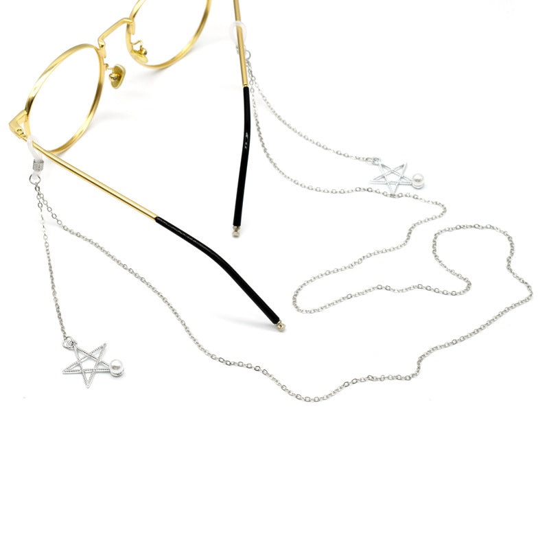 Star-Motif Eyewear Holder Chain Kalsten