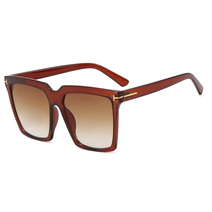 Women's square sunglasses with elegant metal accent Kalsten
