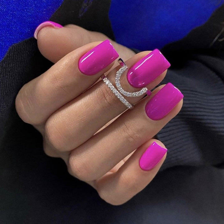 Glossy Gel Nail Art Extensions Kalsten