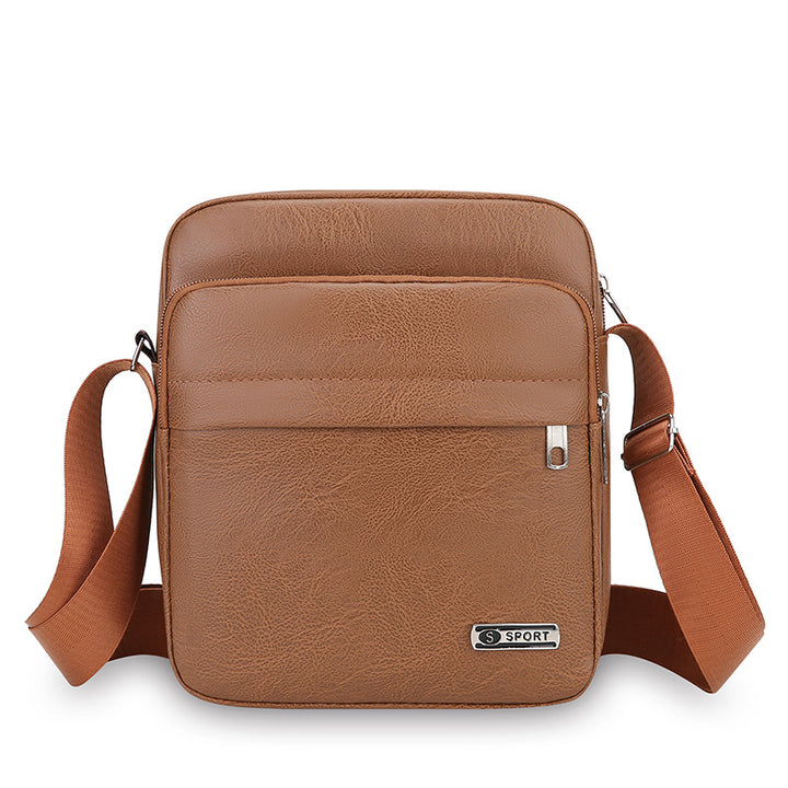 Multifunctional Casual Leather Messenger Bag Kalsten