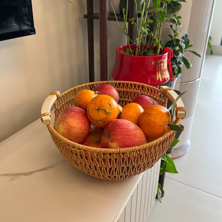 Modern Decorative Woven Fruit Bowl Kalsten