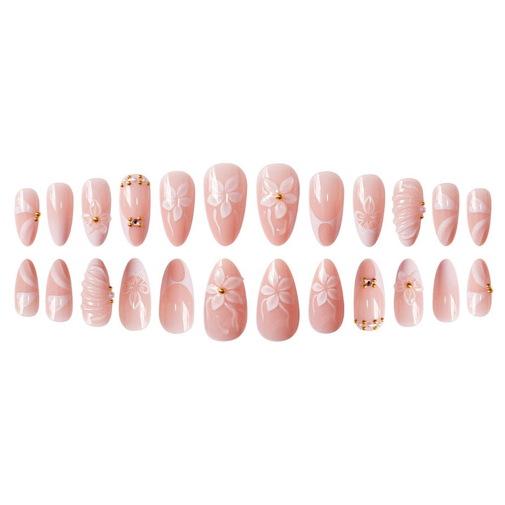 Decorative Floral Press-On Nail Extensions Kalsten 1787913948