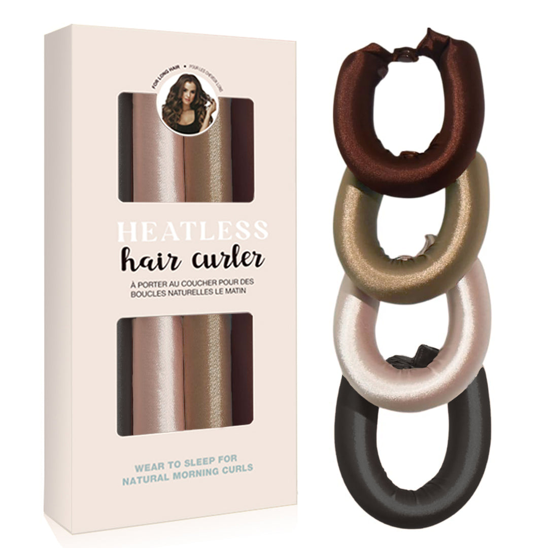 Heatless Hair Curling Rods Set
