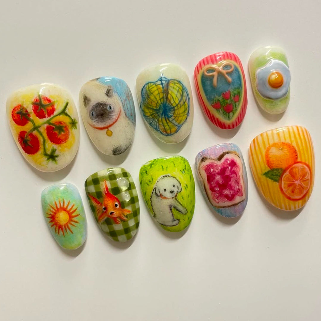 Thematic Artisan Press-On Nail Set Kalsten
