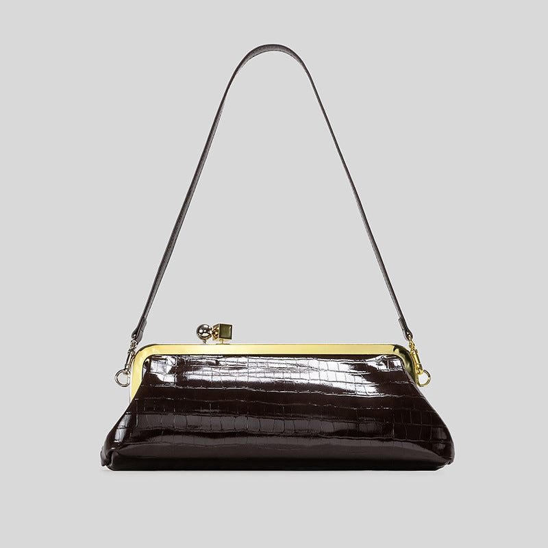 Elegant Patent Leather Evening Handbag